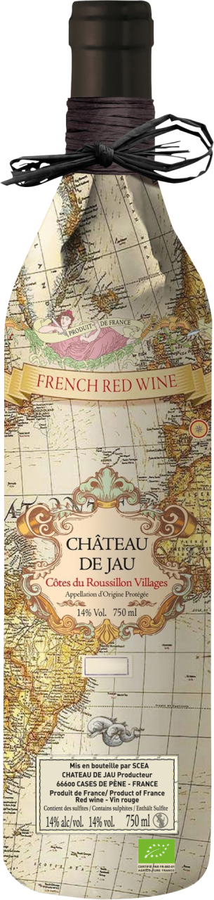 Château de Jau Rouge Carte Ancienne, Bio