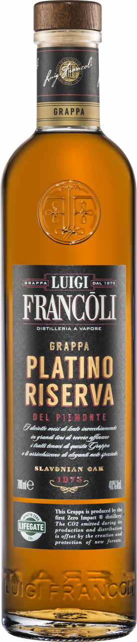 Luigi Francoli - Grappa Platino Riserva