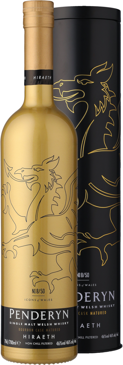 Penderyn Hiraeth Icon of Wales No. 8 Single Malt Welsh Whisky