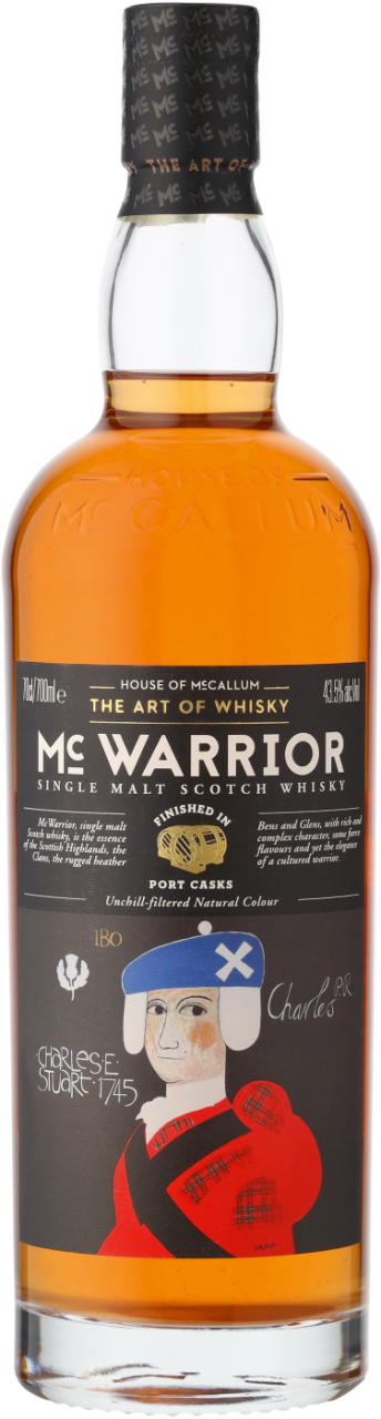 House of McCallum McWarrior Port Cask Finish Single Malt Scotch Whisky