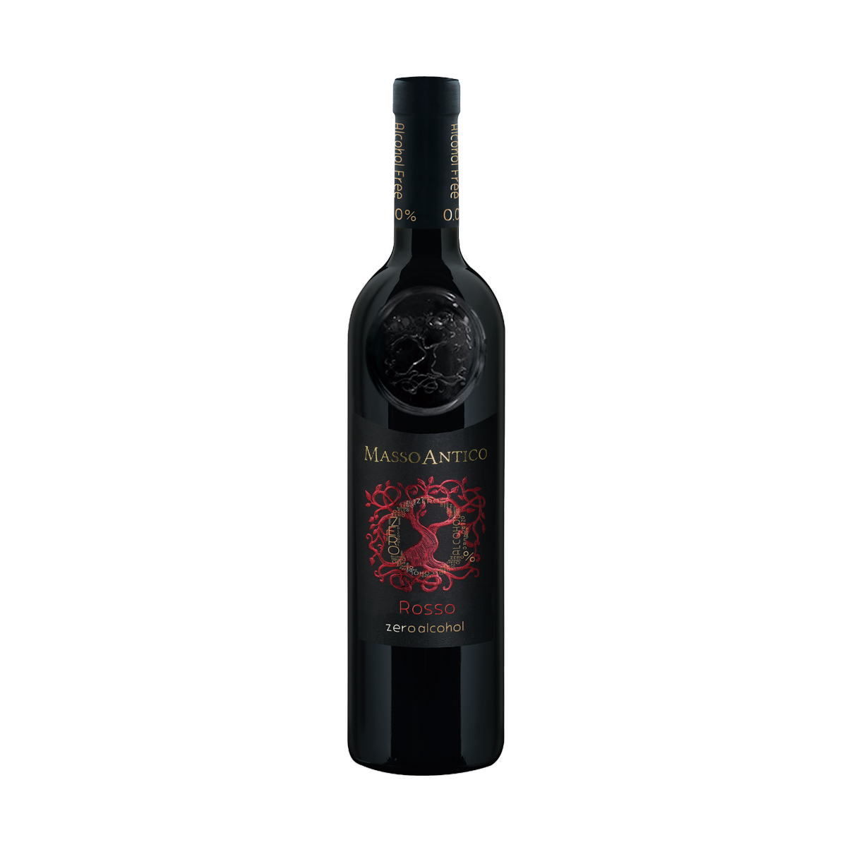 Masso Antico Zero Rosso Alkoholfrei