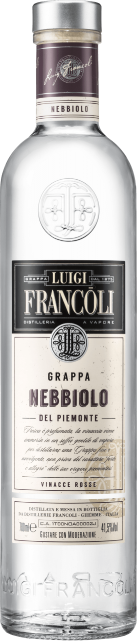 Luigi Francoli Grappa Nebbiolo
