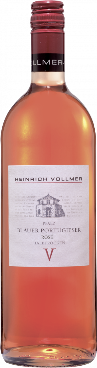 Heinrich Vollmer Blauer Portugieser Rosé halbtrocken 1.0L