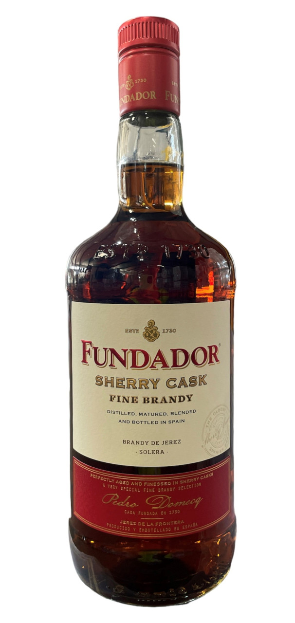FUNDADOR Brandy de Jerez Domecq Sherry Cask Literflasche
