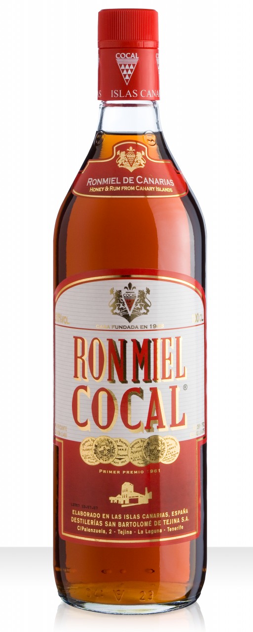 COCAL Ron con Miel Honiglikör Gran Canaria 1 Liter Flasche