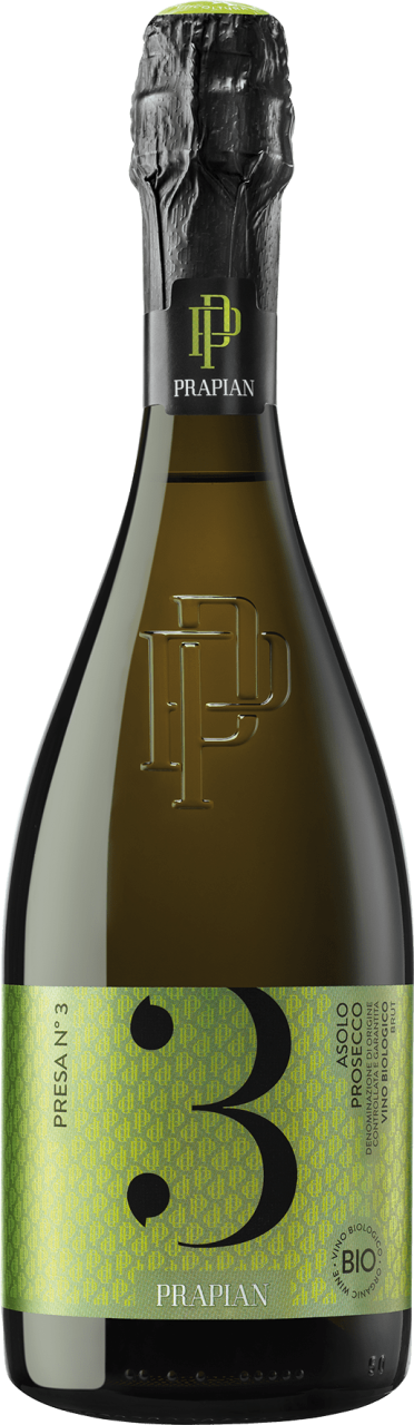 Prapian 3 Volte Asolo Vino biologico Brut Prosecco DOCG