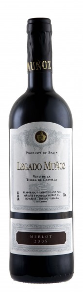2017 Legado Munoz Merlot Rotwein Finca Munoz Vino de Tierra de Castilla