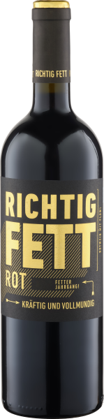 RICHTIG FETT Rot halbtrocken