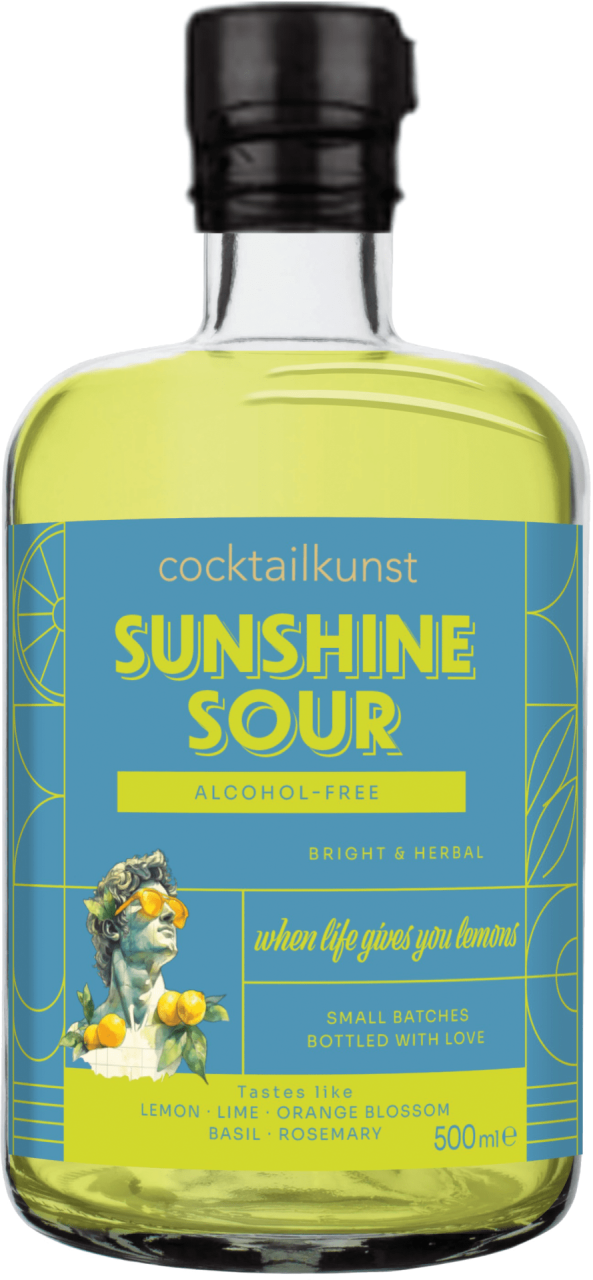 Cocktailkunst Sunshine Sour alkoholfrei