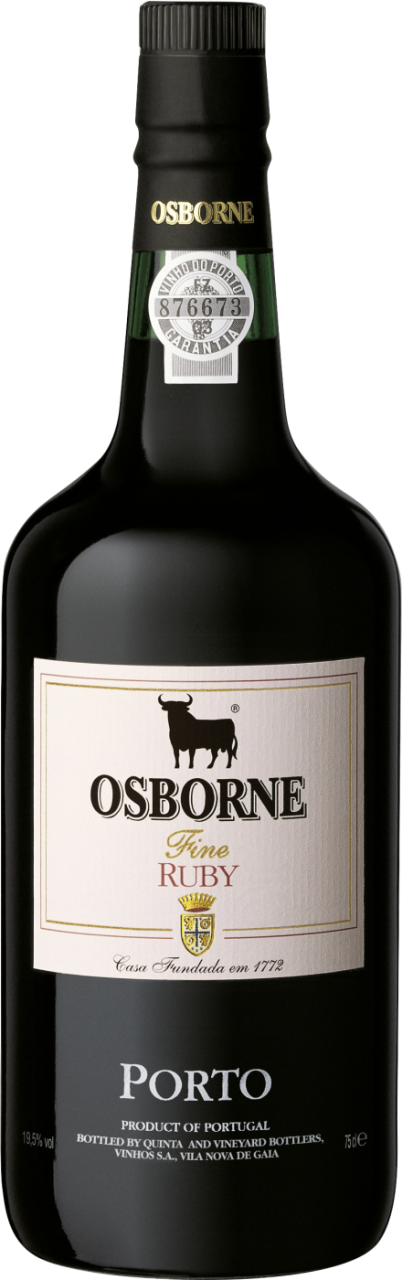 Quinta and Vineyard Bottlers Vinhos SA Osborne Ruby