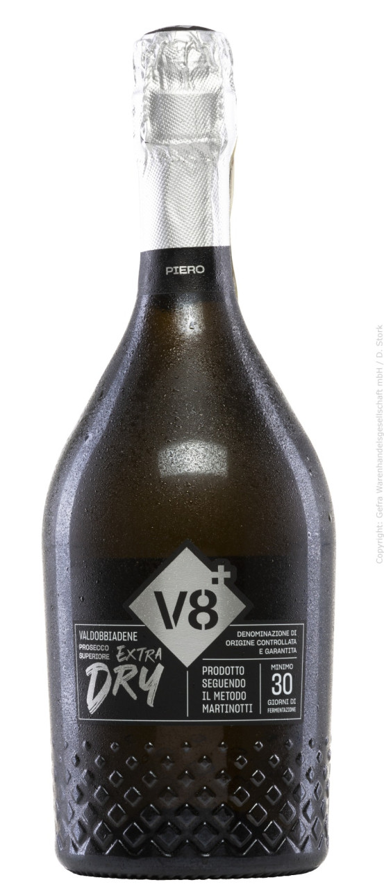 v8+ Piero Valdobbiadene Prosecco Superiore DOCG Extra Dry