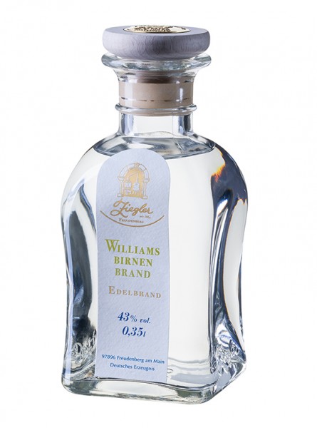 Williams Birnen Brand 43% Vol Ziegler 0,35 l