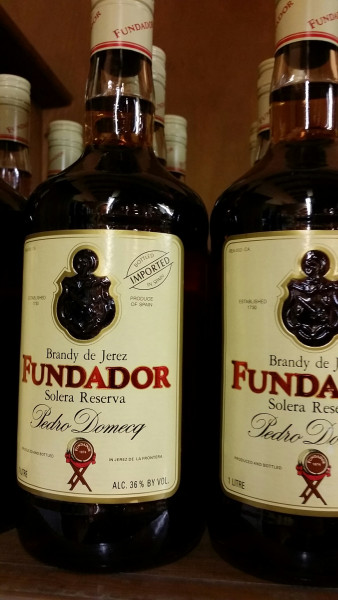 FUNDADOR Brandy de Jerez Solera Reserva Domequ Literflasche