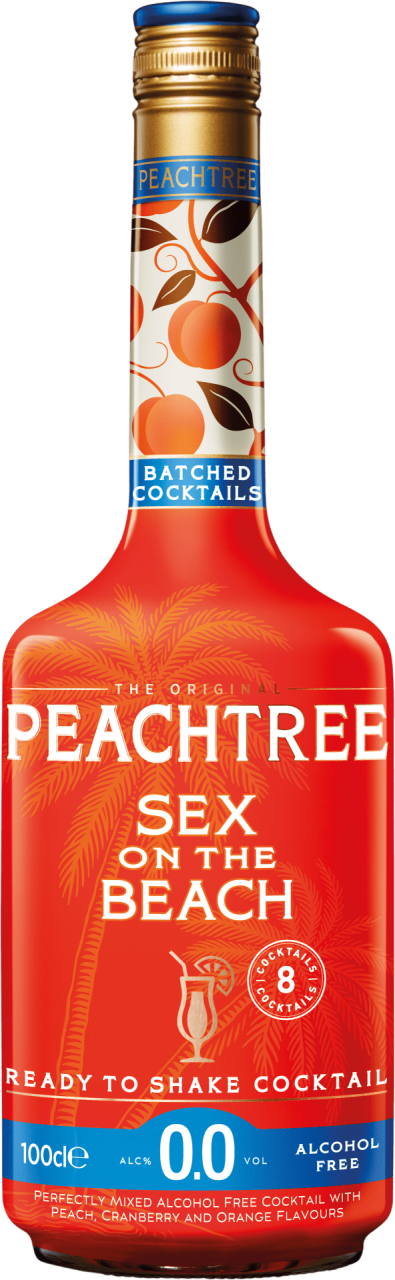 De Kuyper Peachtree Sex OnTthe Beach alkoholfrei 1,0l
