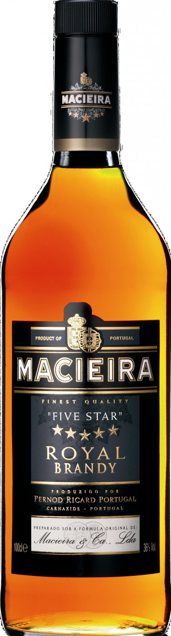 Brandy Macieira Literflasche 36 % Vol. aus Portugal